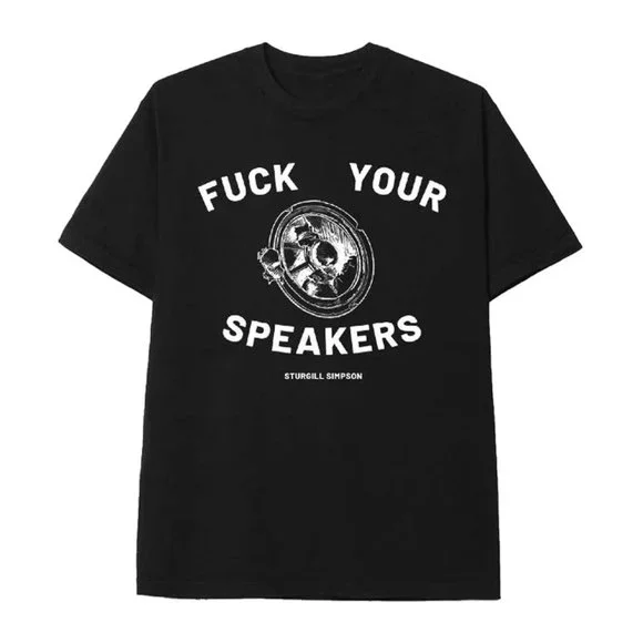 Sturgill Simpson shirt Small Eff Your Speakers graphic band merch - Picture 10 of 10